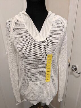 Women's Open Knit Hoodie